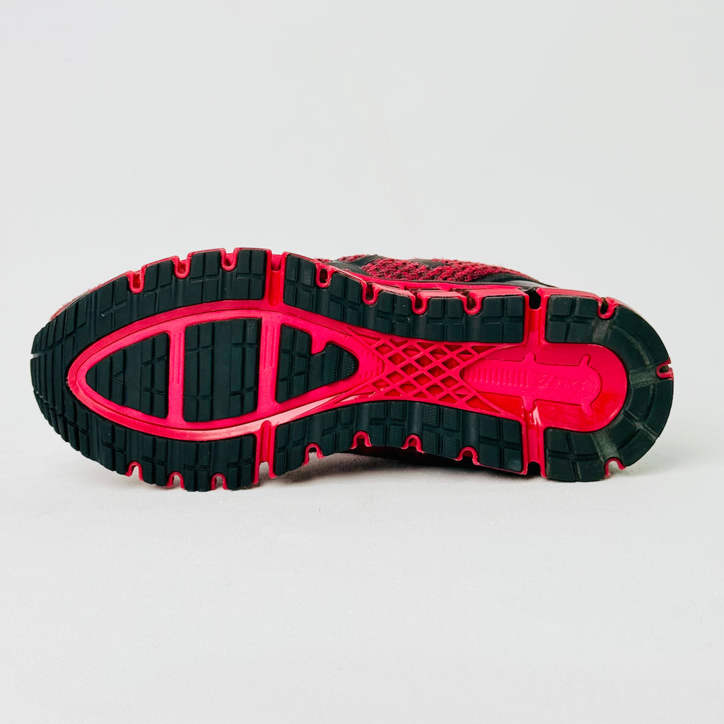 ASICS GEL-QUANTUM 360 KNIT 2 SNEAKERS IN A STRIKING SAMBA RED COLORWAY