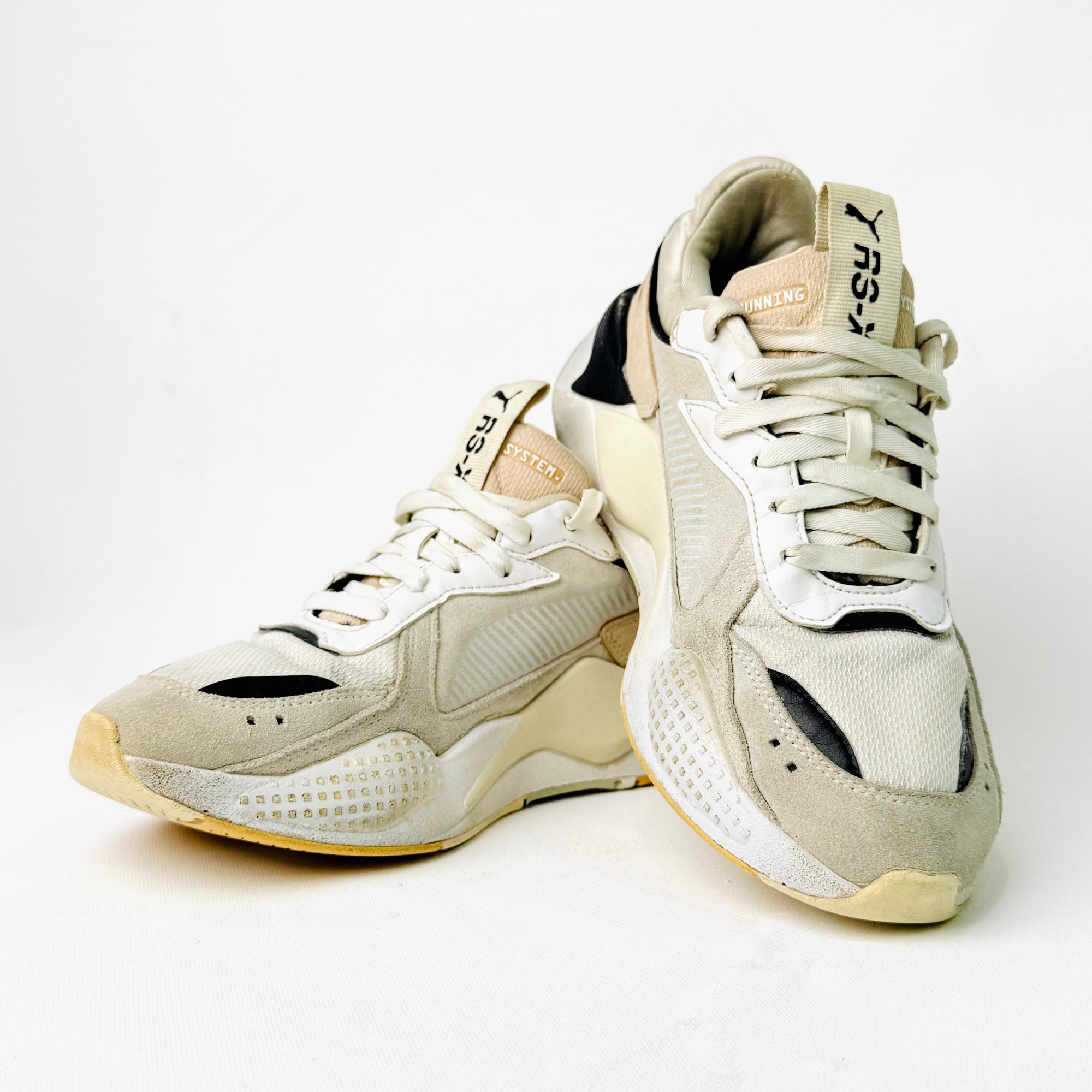 PUMA RS-X REINVENT WOMENS BEIGE TRAINERS