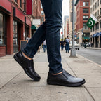 Premium Black Leather Slip-On Formal Shoes for Men