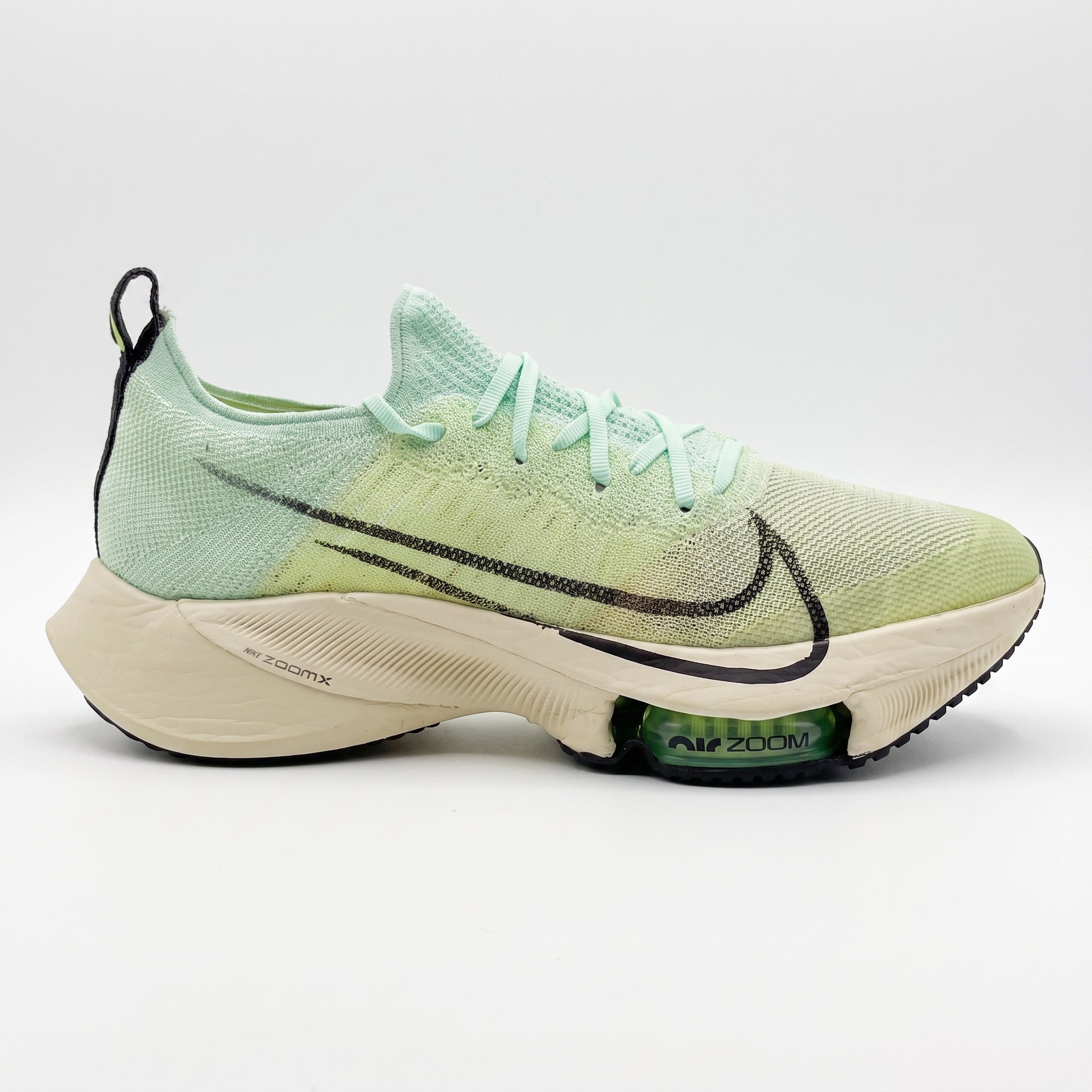 NIKE AIR ZOOM TEMPO NEXT% FLYKNIT "BARELY VOLT" SNEAKERS