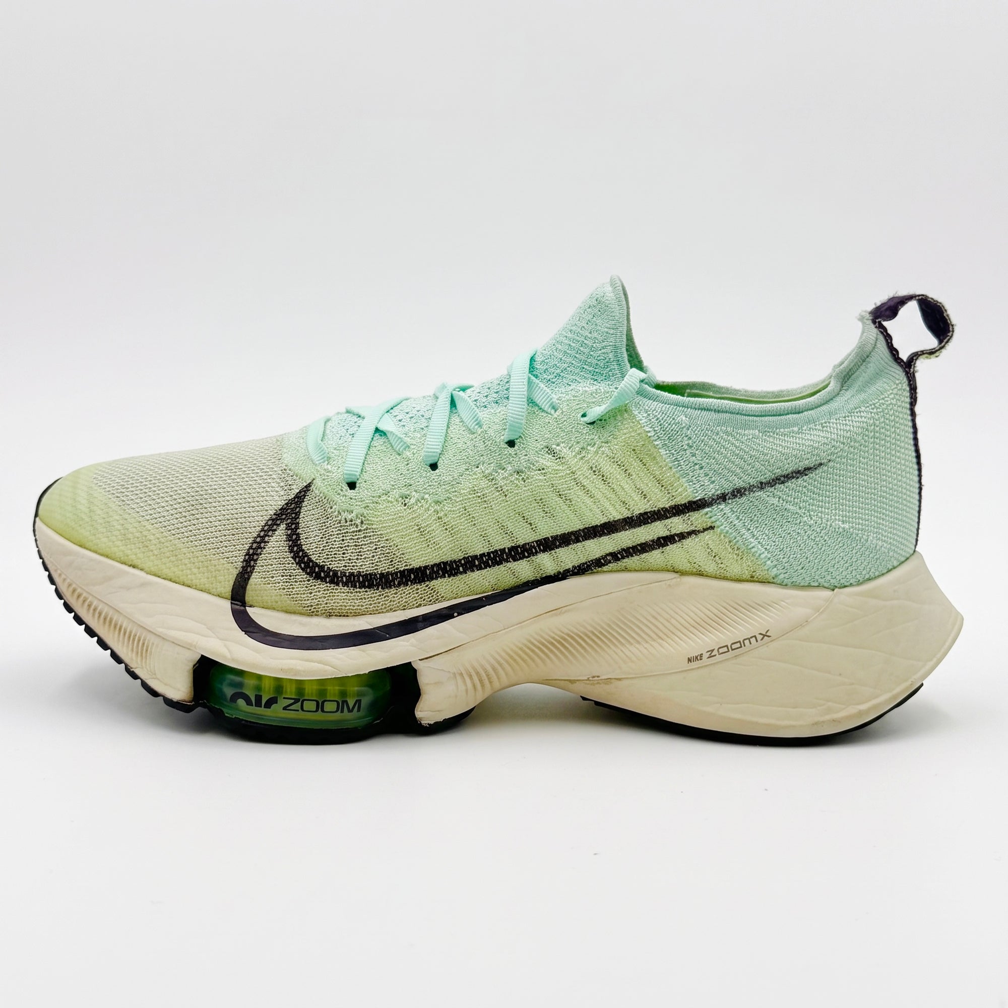 NIKE AIR ZOOM TEMPO NEXT% FLYKNIT "BARELY VOLT" SNEAKERS