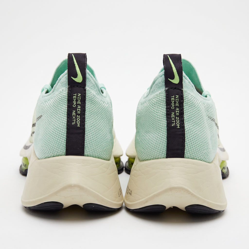 NIKE AIR ZOOM TEMPO NEXT% FLYKNIT "BARELY VOLT" SNEAKERS