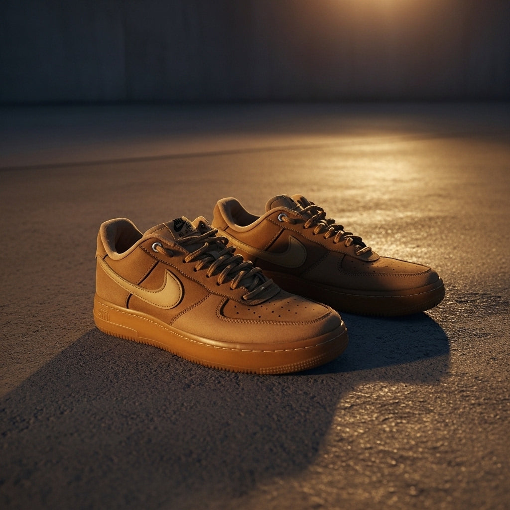 Nike Air Force 1 Low Tan Brown Suede – Premium Casual Street Sneakers