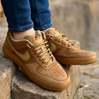 Nike Air Force 1 Low Tan Brown Suede – Premium Casual Street Sneakers