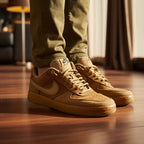 Nike Air Force 1 Low Tan Brown Suede – Premium Casual Street Sneakers