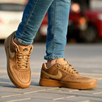 Nike Air Force 1 Low Tan Brown Suede – Premium Casual Street Sneakers
