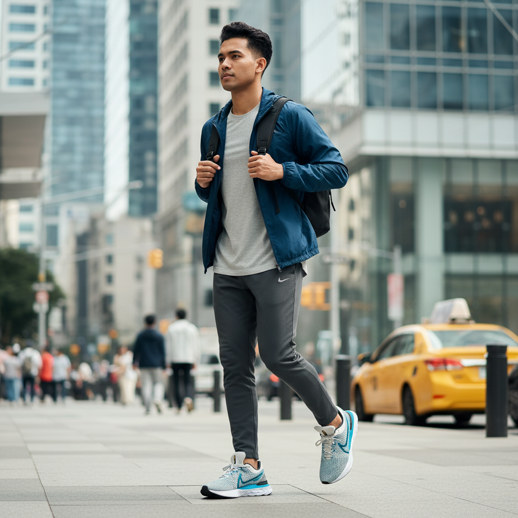 Urban Classic Men’s Lifestyle Sneakers – Lightweight Casual Walking Shoes with Cushioned Comfort