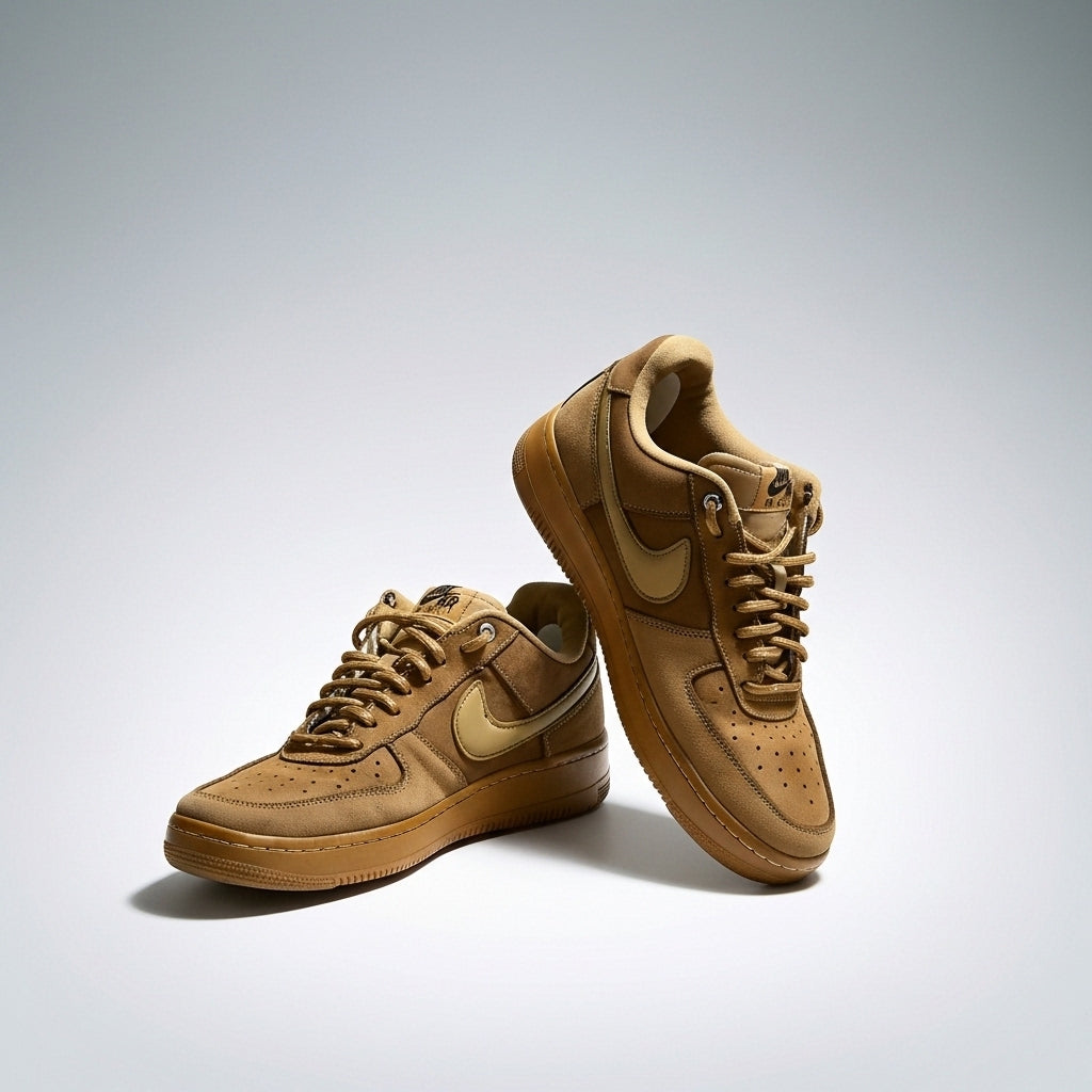 Nike Air Force 1 Low Tan Brown Suede – Premium Casual Street Sneakers